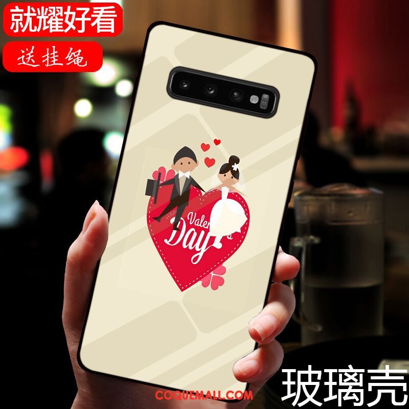 Étui Samsung Galaxy S10 Modèle Frais Miroir, Coque Samsung Galaxy S10 Verre Étoile