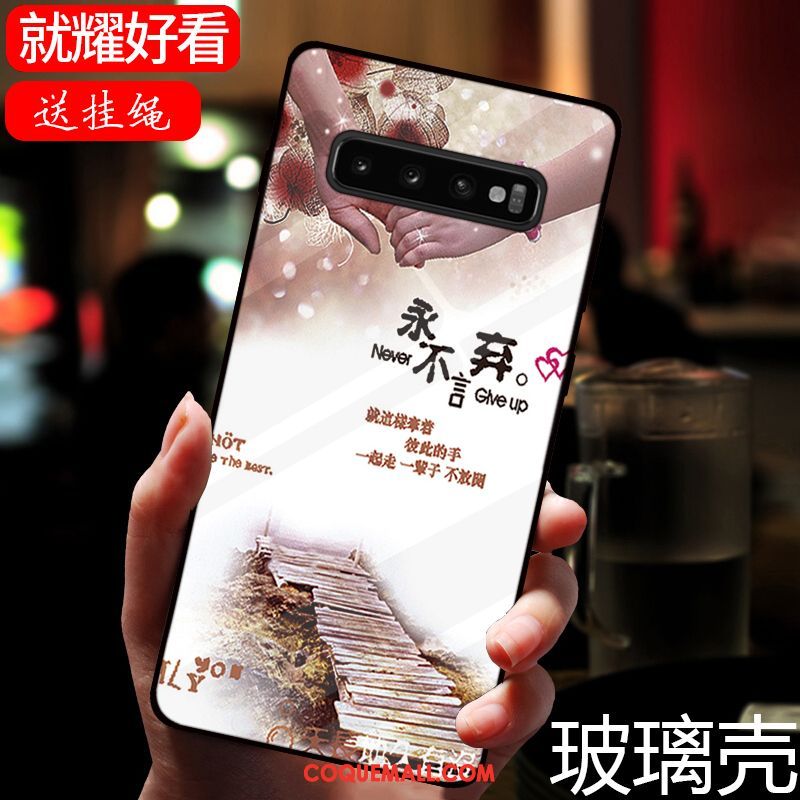 Étui Samsung Galaxy S10 Modèle Frais Miroir, Coque Samsung Galaxy S10 Verre Étoile