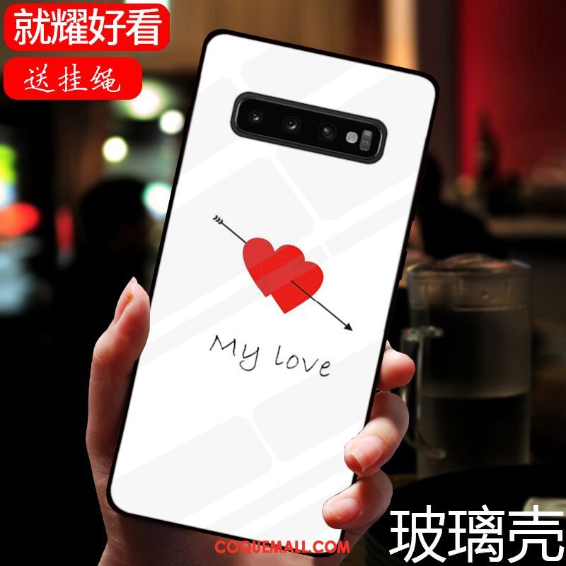 Étui Samsung Galaxy S10 Modèle Frais Miroir, Coque Samsung Galaxy S10 Verre Étoile