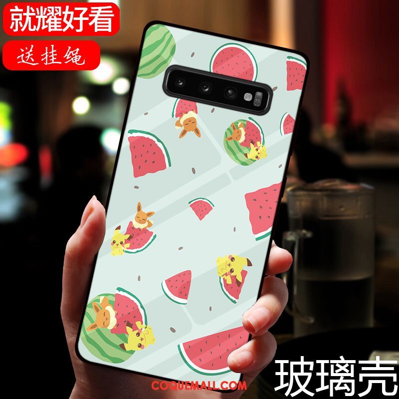 Étui Samsung Galaxy S10 Modèle Frais Miroir, Coque Samsung Galaxy S10 Verre Étoile