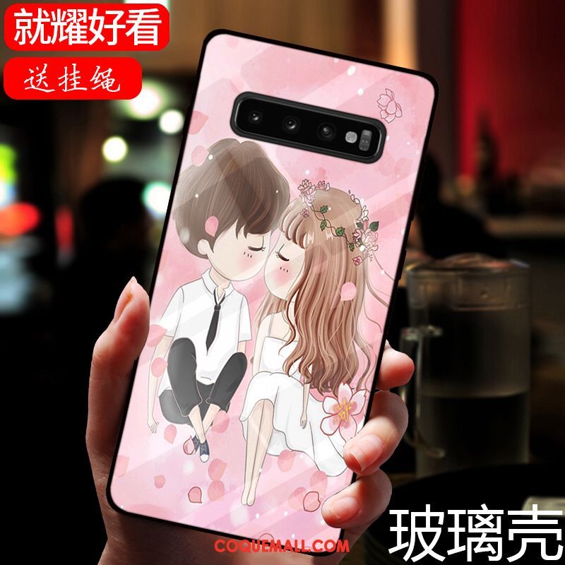 Étui Samsung Galaxy S10 Modèle Frais Miroir, Coque Samsung Galaxy S10 Verre Étoile