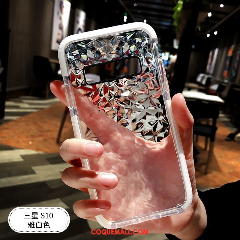 Étui Samsung Galaxy S10 Nouveau Étoile Transparent, Coque Samsung Galaxy S10 Silicone Fluide Doux