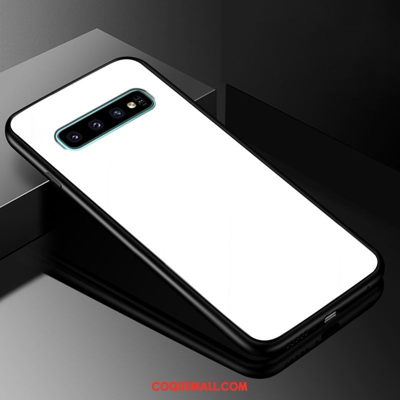 Étui Samsung Galaxy S10 Personnalité Mode Simple, Coque Samsung Galaxy S10 Protection Téléphone Portable