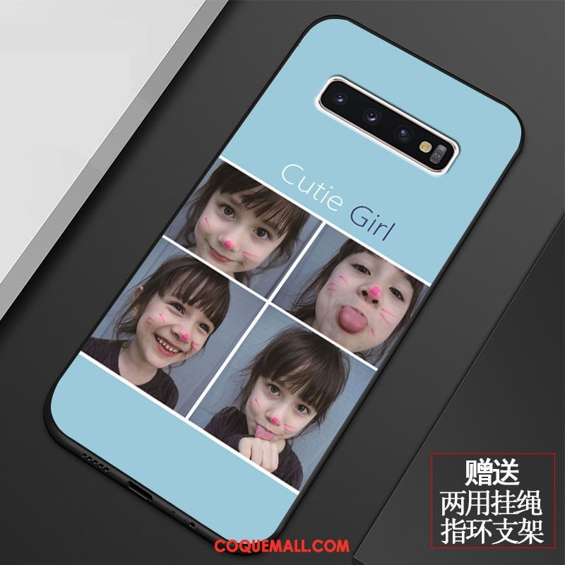 Étui Samsung Galaxy S10+ Personnalité Protection Étoile, Coque Samsung Galaxy S10+ Incassable Téléphone Portable