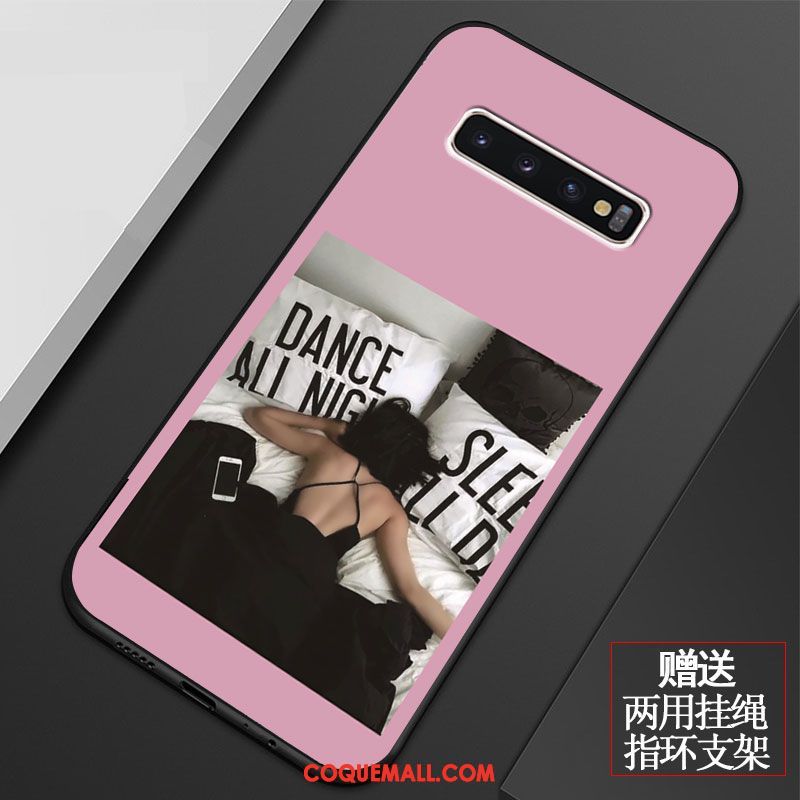 Étui Samsung Galaxy S10+ Personnalité Protection Étoile, Coque Samsung Galaxy S10+ Incassable Téléphone Portable