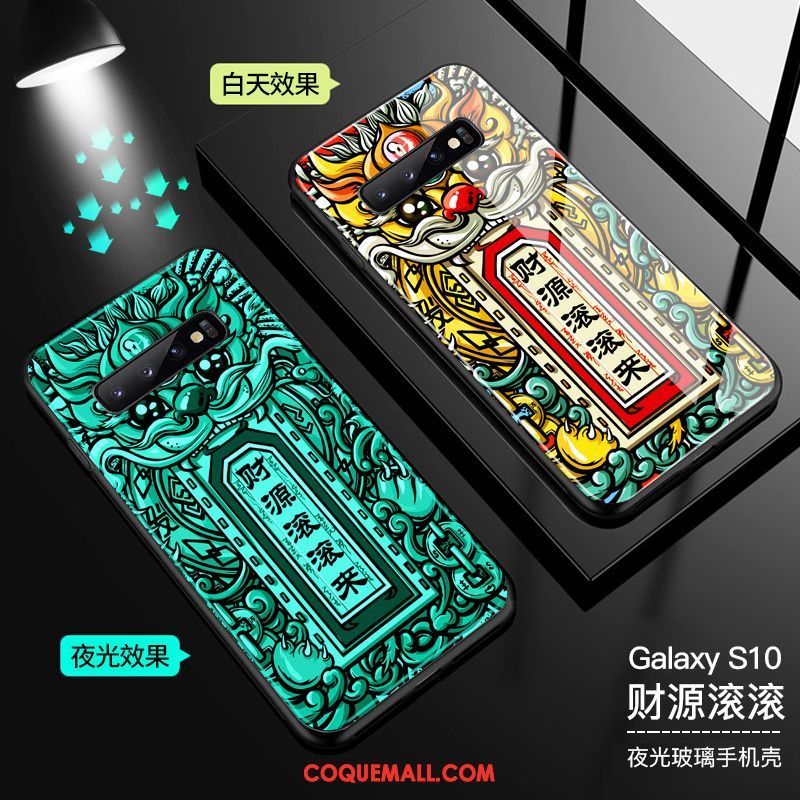 Étui Samsung Galaxy S10 Personnalité Style Chinois Tout Compris, Coque Samsung Galaxy S10 Tendance Marque De Tendance