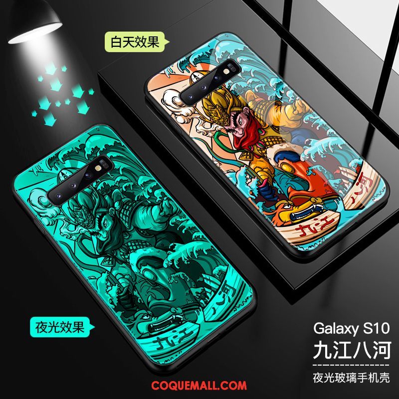 Étui Samsung Galaxy S10 Personnalité Style Chinois Tout Compris, Coque Samsung Galaxy S10 Tendance Marque De Tendance