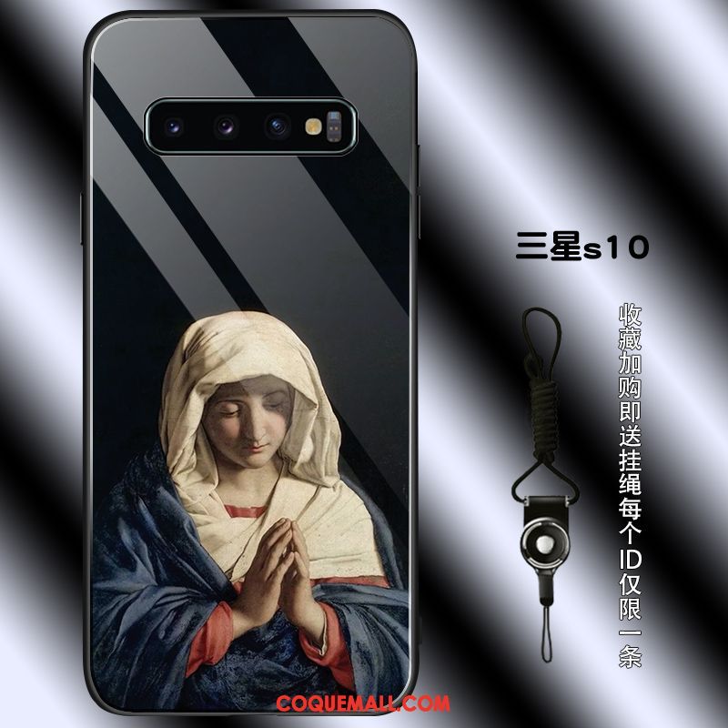 Étui Samsung Galaxy S10 Personnalité Téléphone Portable Art, Coque Samsung Galaxy S10 Tout Compris Verre