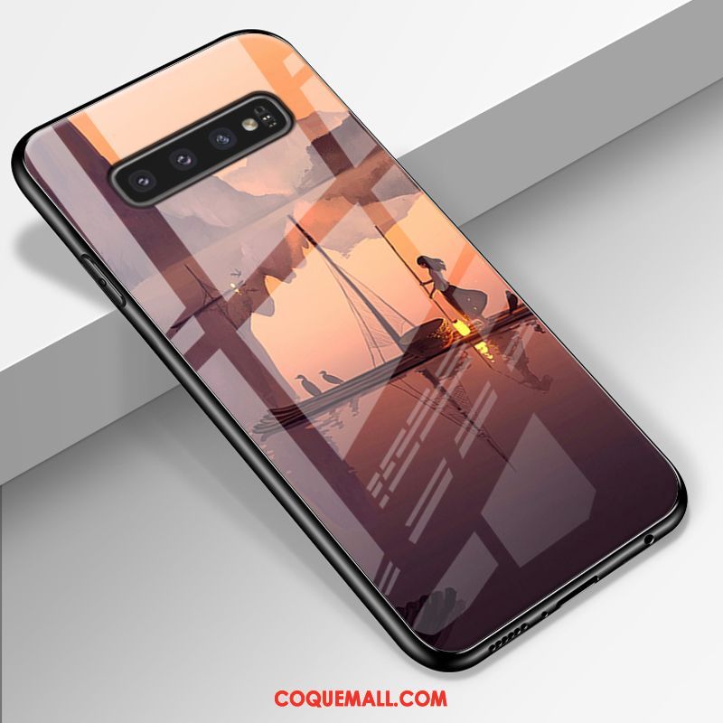 Étui Samsung Galaxy S10+ Petit Personnalité Silicone, Coque Samsung Galaxy S10+ Protection Tout Compris