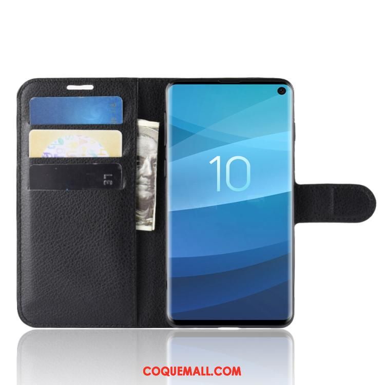 Étui Samsung Galaxy S10+ Protection En Cuir Étoile, Coque Samsung Galaxy S10+ Portefeuille Business