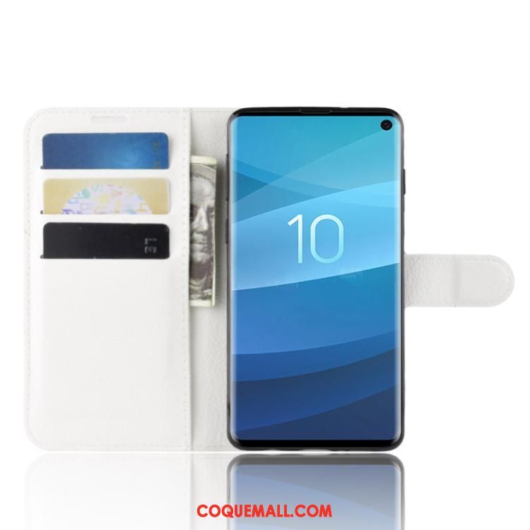 Étui Samsung Galaxy S10+ Protection En Cuir Étoile, Coque Samsung Galaxy S10+ Portefeuille Business