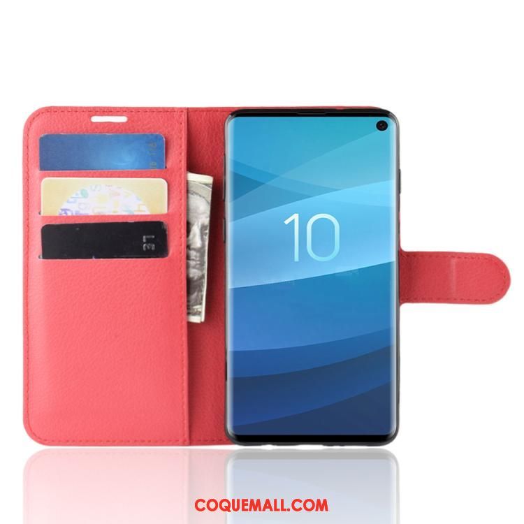 Étui Samsung Galaxy S10+ Protection En Cuir Étoile, Coque Samsung Galaxy S10+ Portefeuille Business