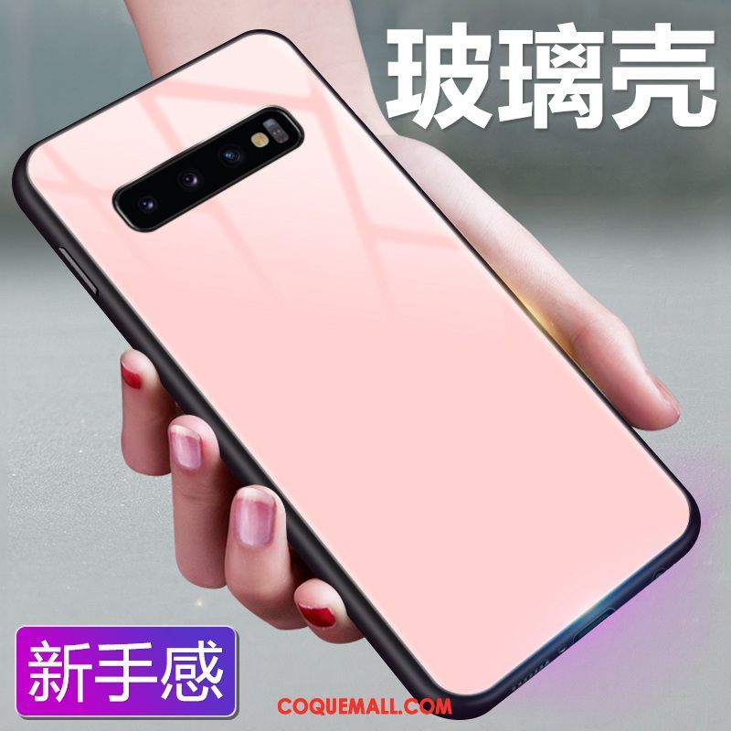 Étui Samsung Galaxy S10+ Rose Dégradé De Couleur Téléphone Portable, Coque Samsung Galaxy S10+ Ciel Étoilé Protection