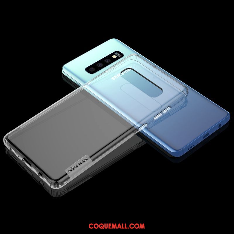 Étui Samsung Galaxy S10+ Silicone Or Étoile, Coque Samsung Galaxy S10+ Téléphone Portable Incassable