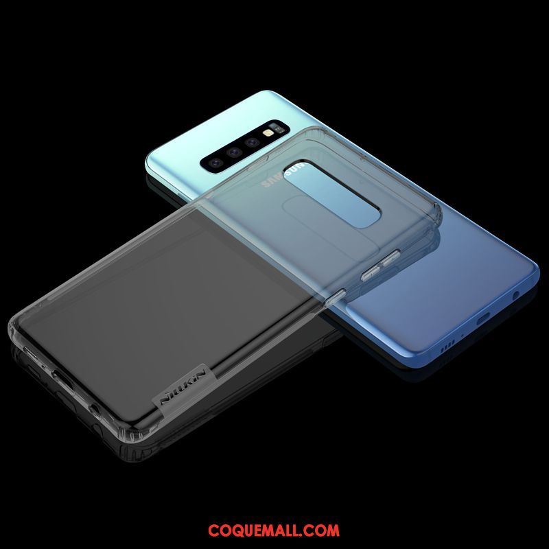 Étui Samsung Galaxy S10+ Silicone Or Étoile, Coque Samsung Galaxy S10+ Téléphone Portable Incassable