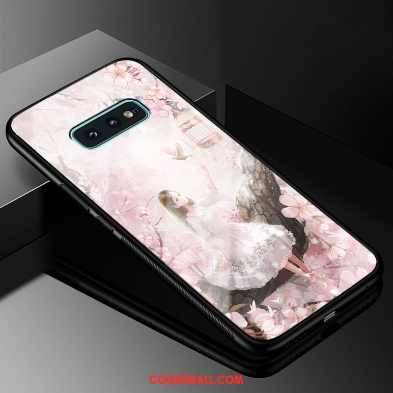 Étui Samsung Galaxy S10 Silicone Protection Incassable, Coque Samsung Galaxy S10 Verre Étoile