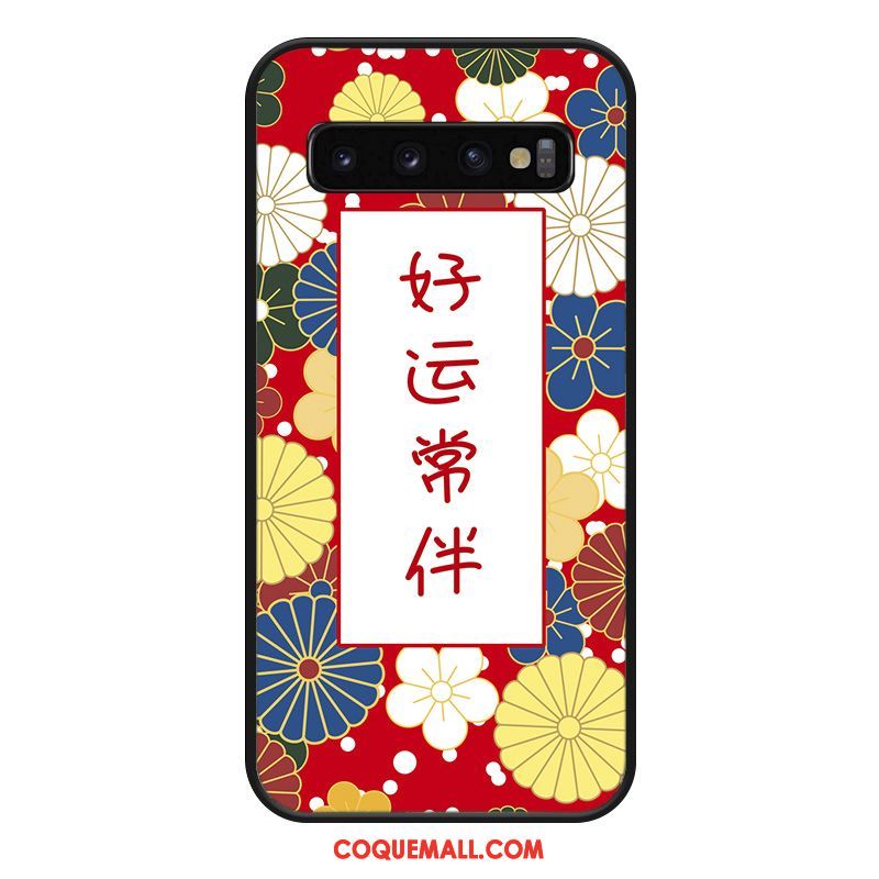 Étui Samsung Galaxy S10 Simple Tout Compris Protection, Coque Samsung Galaxy S10 Marque De Tendance Nouveau