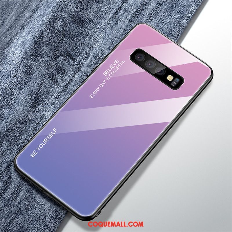 Étui Samsung Galaxy S10+ Tendance Miroir Tout Compris, Coque Samsung Galaxy S10+ Étoile Délavé En Daim