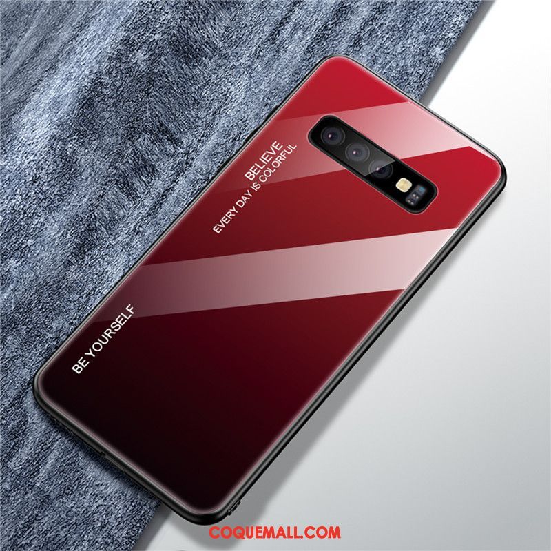 Étui Samsung Galaxy S10+ Tendance Miroir Tout Compris, Coque Samsung Galaxy S10+ Étoile Délavé En Daim