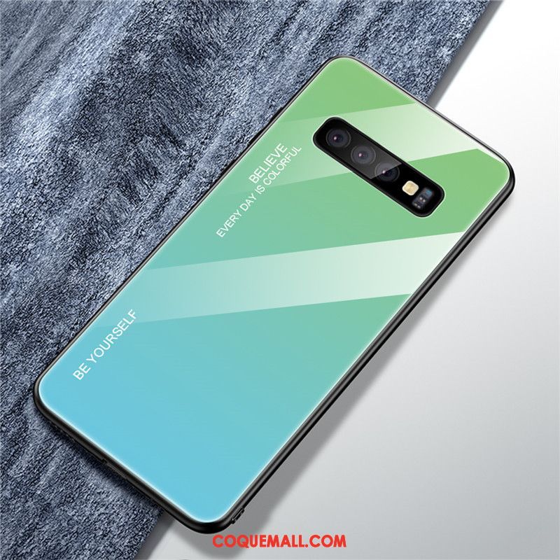 Étui Samsung Galaxy S10+ Tendance Miroir Tout Compris, Coque Samsung Galaxy S10+ Étoile Délavé En Daim