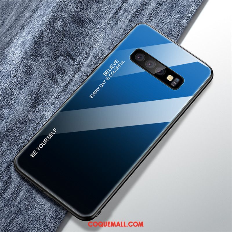 Étui Samsung Galaxy S10+ Tendance Miroir Tout Compris, Coque Samsung Galaxy S10+ Étoile Délavé En Daim