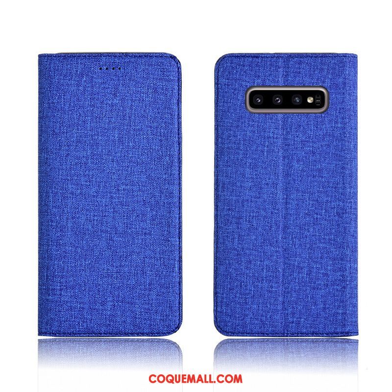 Étui Samsung Galaxy S10 Tout Compris Fluide Doux Gris, Coque Samsung Galaxy S10 Étoile En Cuir