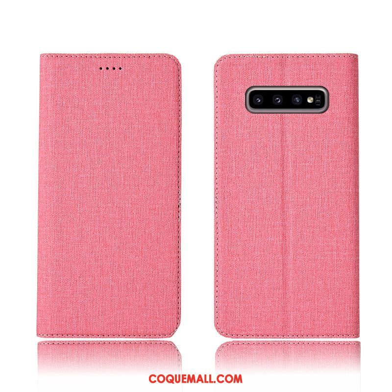 Étui Samsung Galaxy S10 Tout Compris Fluide Doux Gris, Coque Samsung Galaxy S10 Étoile En Cuir