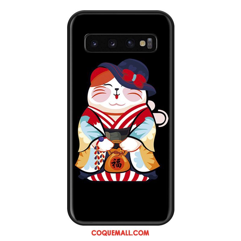 Étui Samsung Galaxy S10 Tout Compris Nouveau Étoile, Coque Samsung Galaxy S10 Noir Chat