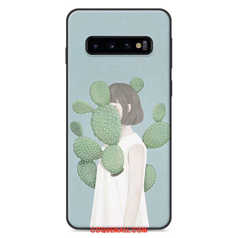 Étui Samsung Galaxy S10+ Tout Compris Étoile Frais, Coque Samsung Galaxy S10+ Silicone Art