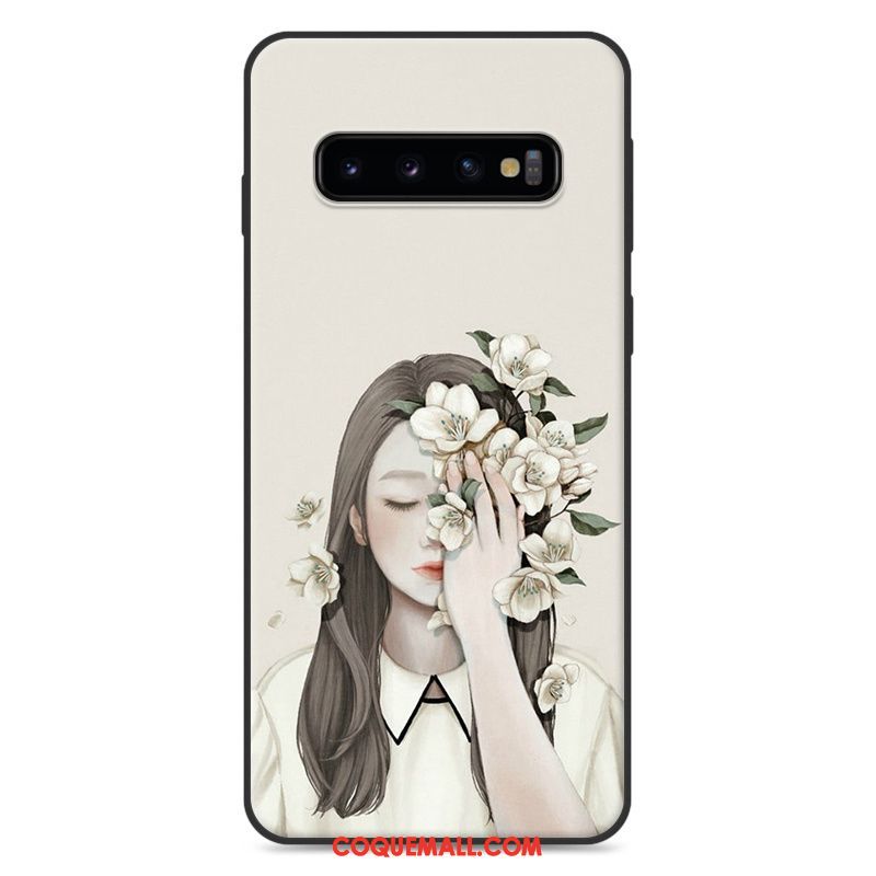 Étui Samsung Galaxy S10+ Tout Compris Étoile Frais, Coque Samsung Galaxy S10+ Silicone Art