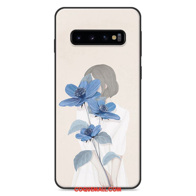 Étui Samsung Galaxy S10+ Tout Compris Étoile Frais, Coque Samsung Galaxy S10+ Silicone Art