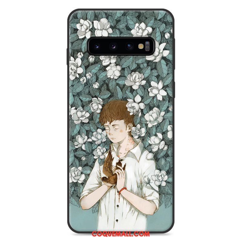 Étui Samsung Galaxy S10+ Tout Compris Étoile Frais, Coque Samsung Galaxy S10+ Silicone Art