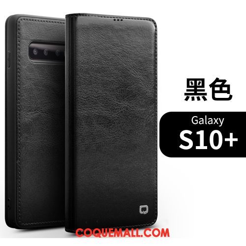 Étui Samsung Galaxy S10+ Très Mince Protection Étoile, Coque Samsung Galaxy S10+ Luxe Téléphone Portable Braun