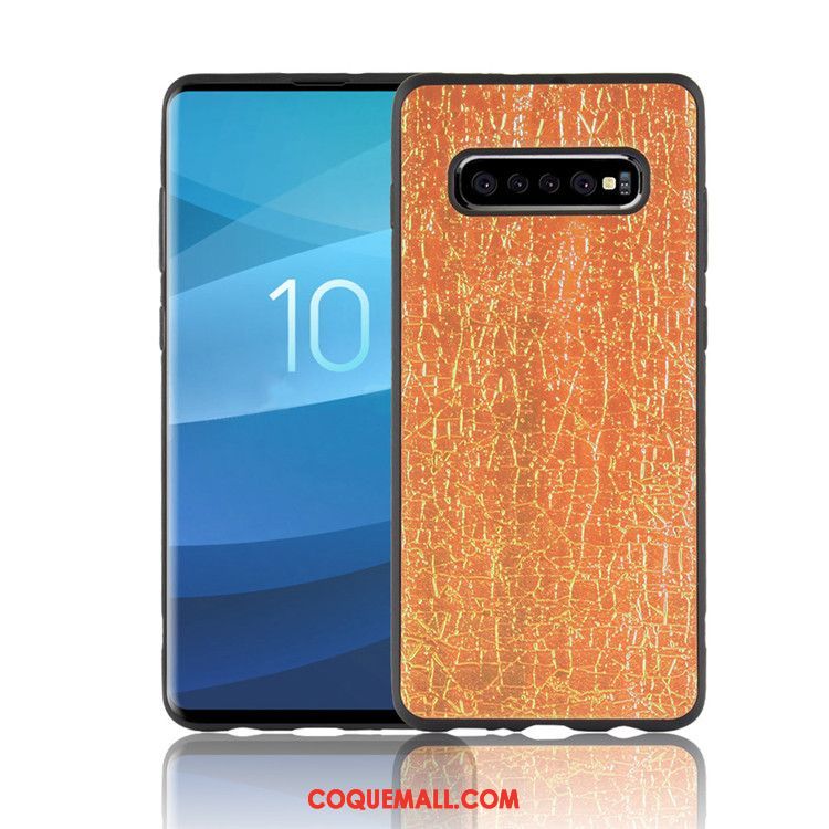 Étui Samsung Galaxy S10 Téléphone Portable Couleur Étoile, Coque Samsung Galaxy S10 Noir Incassable