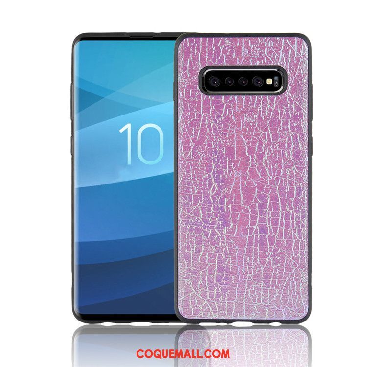 Étui Samsung Galaxy S10 Téléphone Portable Couleur Étoile, Coque Samsung Galaxy S10 Noir Incassable