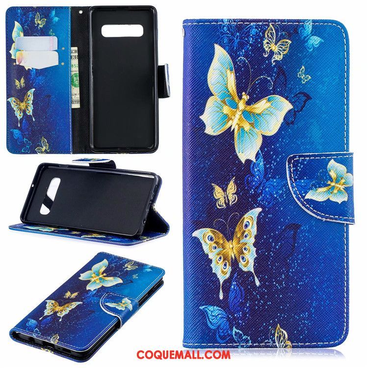 Étui Samsung Galaxy S10 Téléphone Portable Support Europe, Coque Samsung Galaxy S10 Étoile Carte