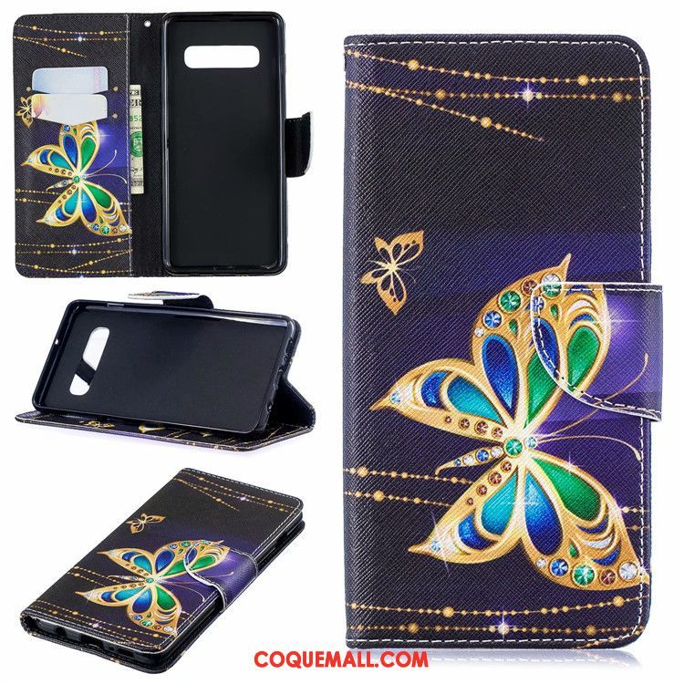 Étui Samsung Galaxy S10 Téléphone Portable Support Europe, Coque Samsung Galaxy S10 Étoile Carte