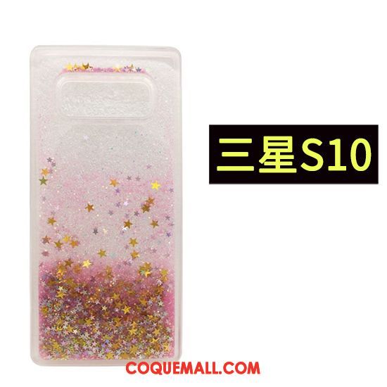 Étui Samsung Galaxy S10 Téléphone Portable Vert Incassable, Coque Samsung Galaxy S10 Ballon Étoile