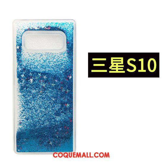 Étui Samsung Galaxy S10 Téléphone Portable Vert Incassable, Coque Samsung Galaxy S10 Ballon Étoile