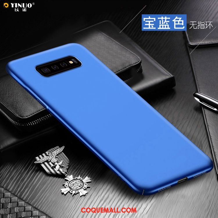 Étui Samsung Galaxy S10+ Téléphone Portable Étoile Bleu, Coque Samsung Galaxy S10+ Pu Difficile