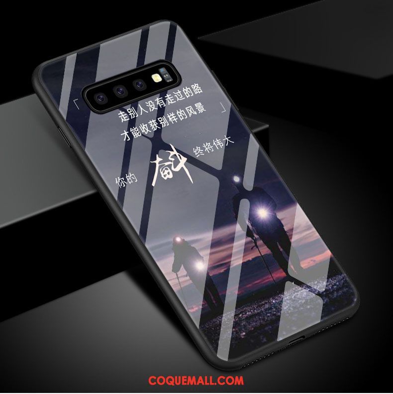 Étui Samsung Galaxy S10 Élégant Art Protection, Coque Samsung Galaxy S10 Frais Étoile