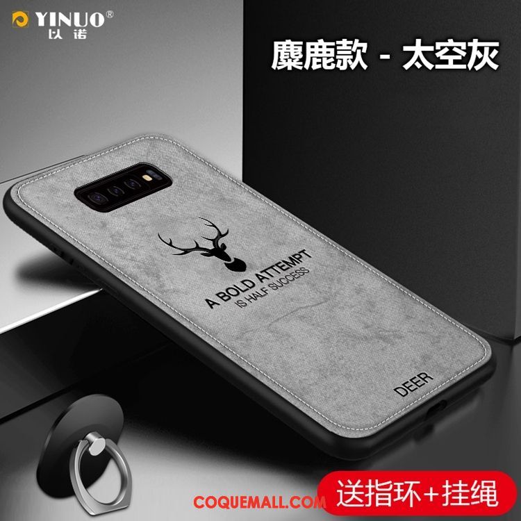 Étui Samsung Galaxy S10 Étoile Difficile Simple, Coque Samsung Galaxy S10 Incassable Téléphone Portable