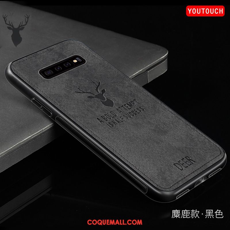 Étui Samsung Galaxy S10+ Étoile Gris Téléphone Portable, Coque Samsung Galaxy S10+ Incassable