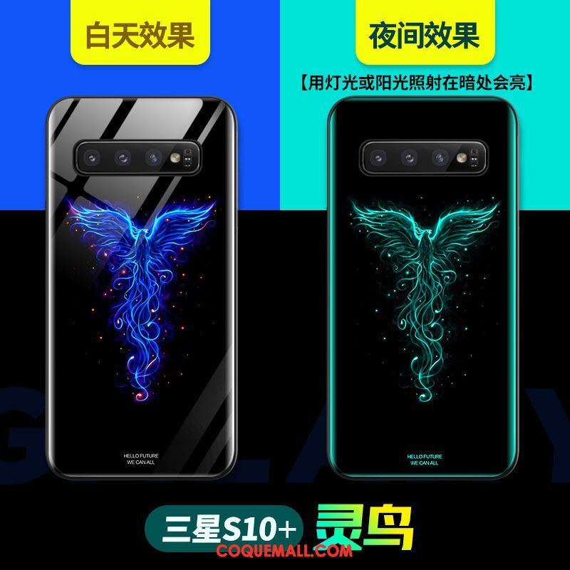 Étui Samsung Galaxy S10+ Étoile Marque De Tendance Téléphone Portable, Coque Samsung Galaxy S10+ Net Rouge Créatif