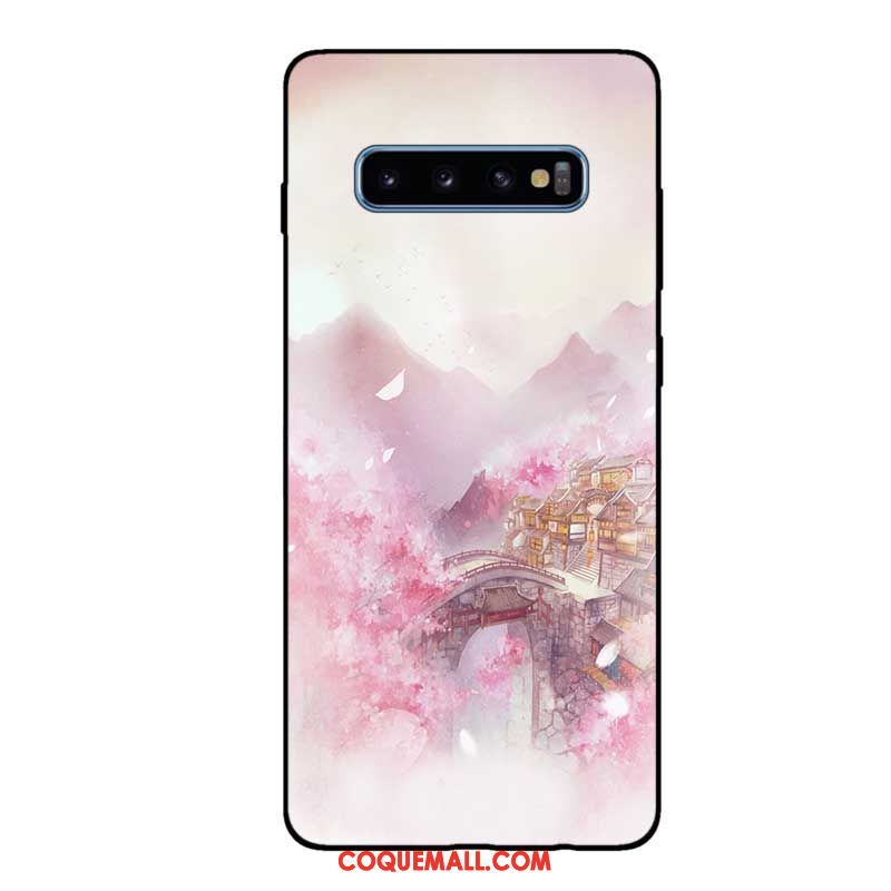 Étui Samsung Galaxy S10 Étoile Téléphone Portable Délavé En Daim, Coque Samsung Galaxy S10 Protection Frais