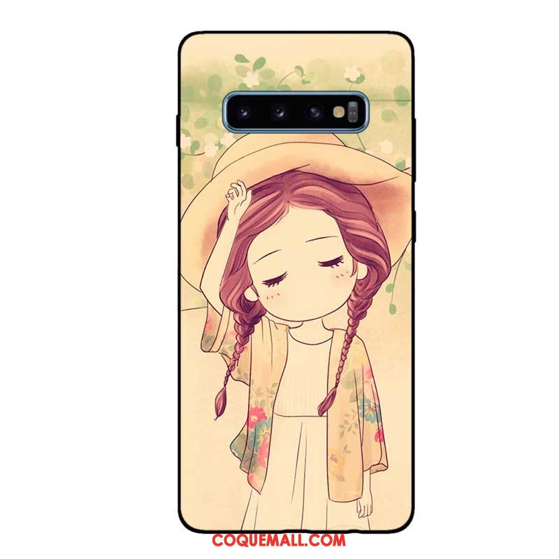 Étui Samsung Galaxy S10 Étoile Téléphone Portable Délavé En Daim, Coque Samsung Galaxy S10 Protection Frais