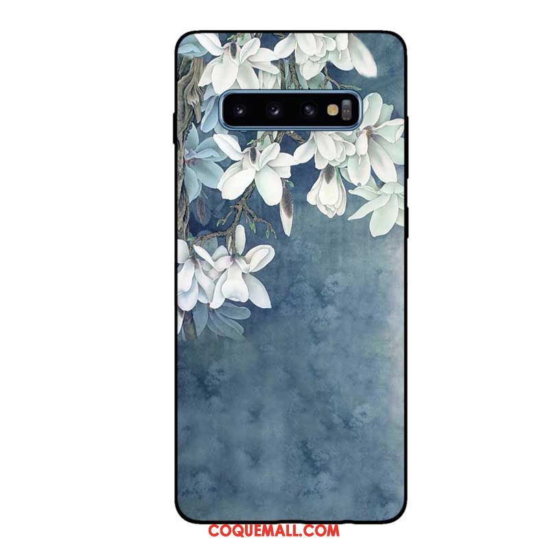 Étui Samsung Galaxy S10 Étoile Téléphone Portable Délavé En Daim, Coque Samsung Galaxy S10 Protection Frais