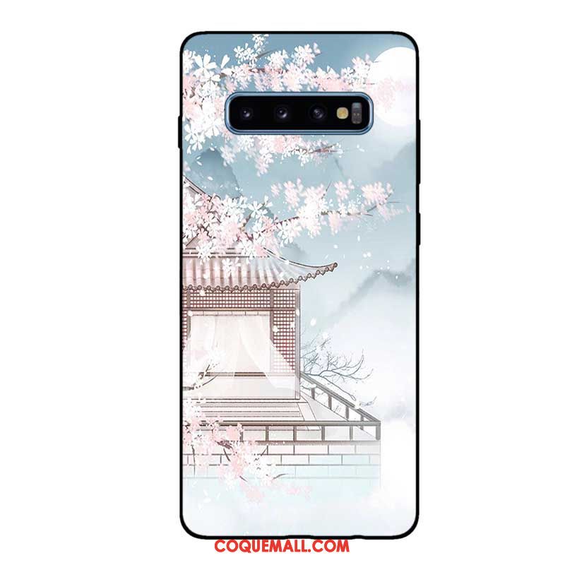 Étui Samsung Galaxy S10 Étoile Téléphone Portable Délavé En Daim, Coque Samsung Galaxy S10 Protection Frais