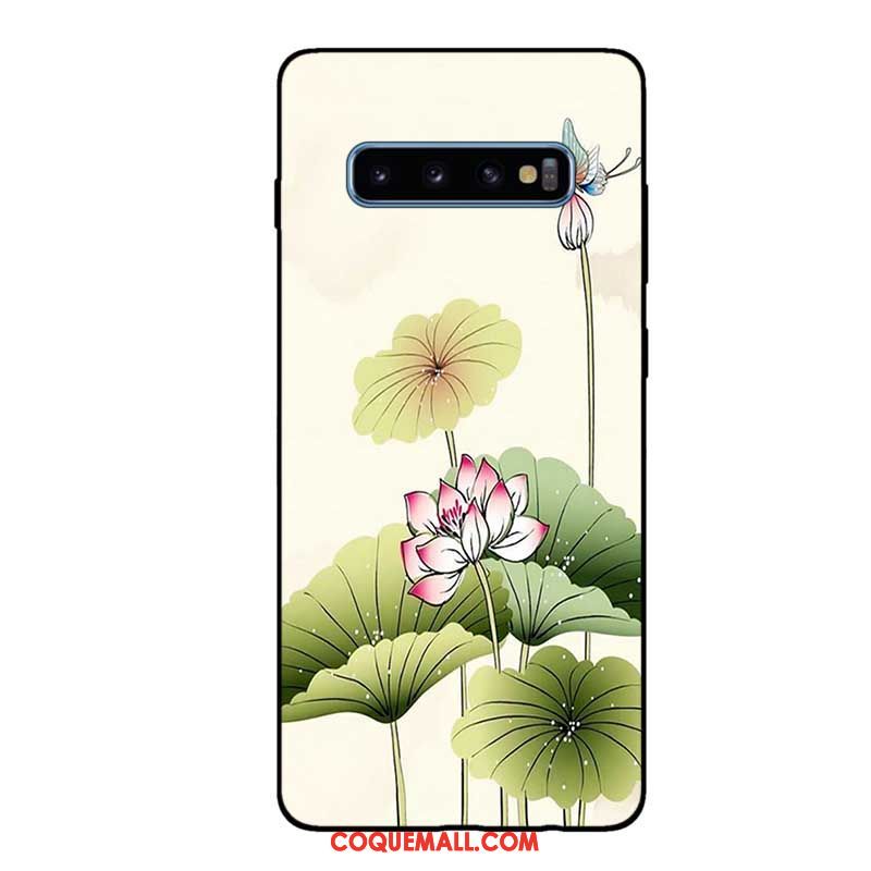 Étui Samsung Galaxy S10 Étoile Téléphone Portable Délavé En Daim, Coque Samsung Galaxy S10 Protection Frais