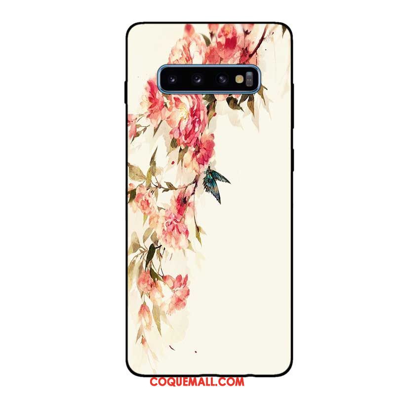 Étui Samsung Galaxy S10 Étoile Téléphone Portable Délavé En Daim, Coque Samsung Galaxy S10 Protection Frais